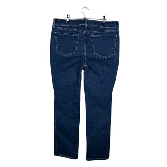 NYDJ Marilyn Straight Quinn Wash Jeans Zip Fly Stretch Tech Size 12 - Picture 4 of 16